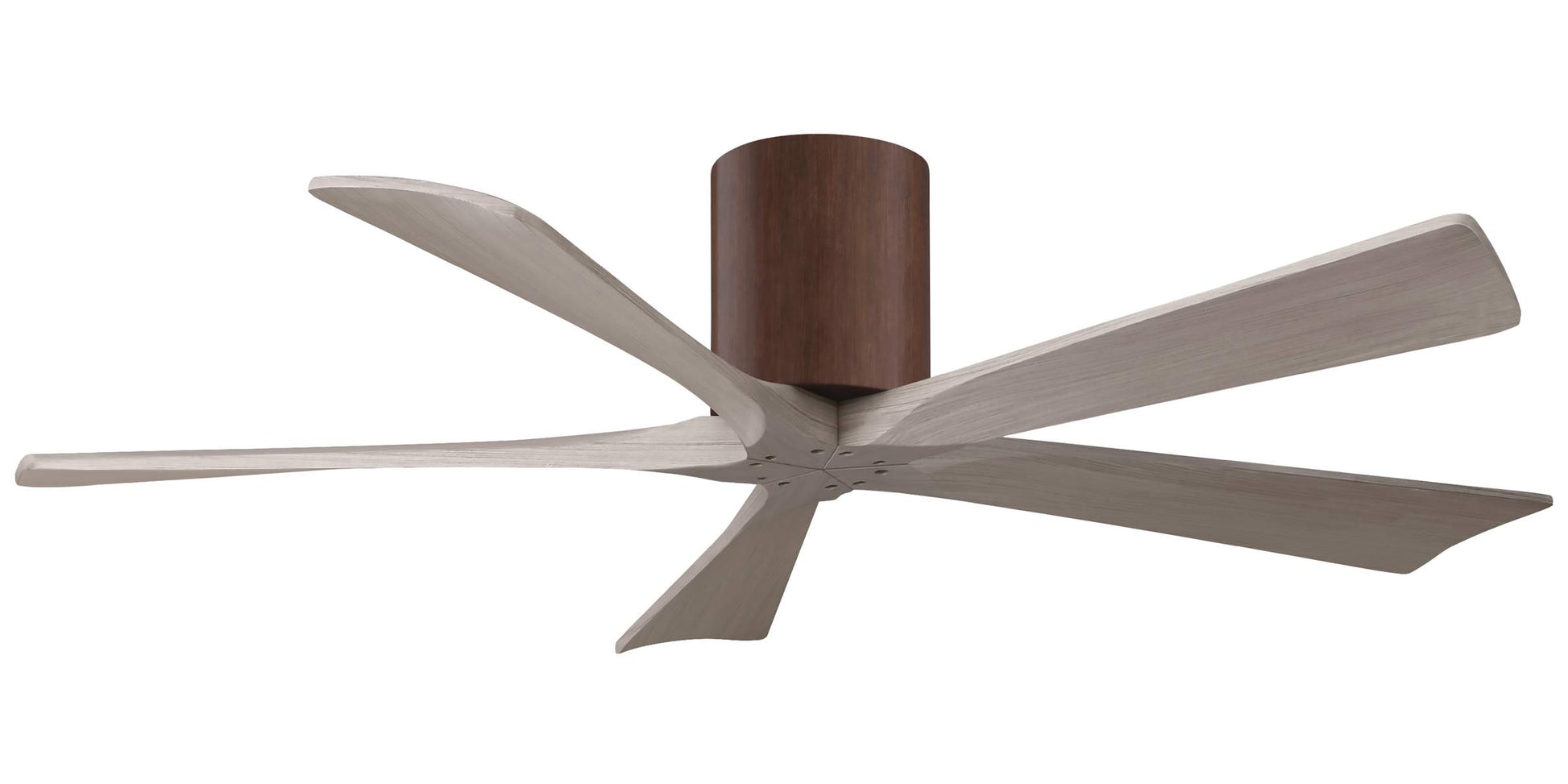 IR5H-WN-GA-52 Atlas Irene 52" Ceiling Fan in Walnut with Gray Ash Blades