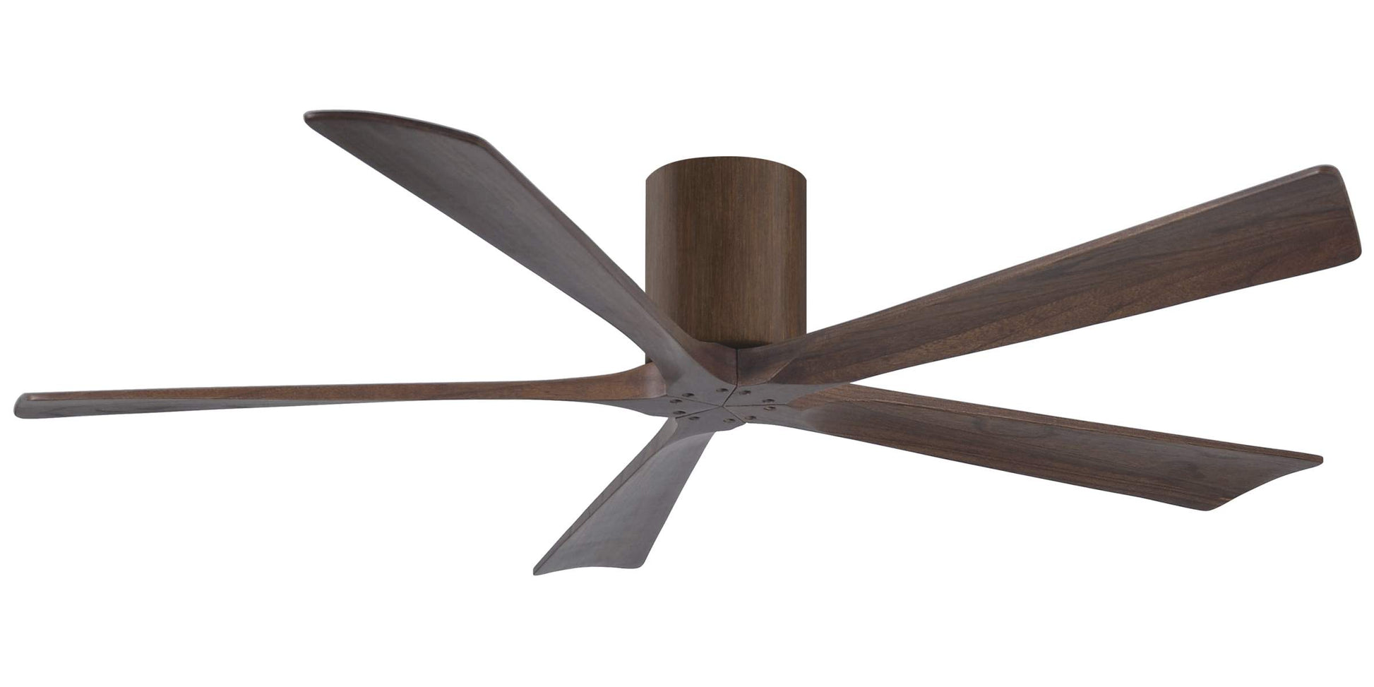 IR5H-WN-WA-60 Atlas Irene 60" Ceiling Fan in Walnut tone with Walnut Blades