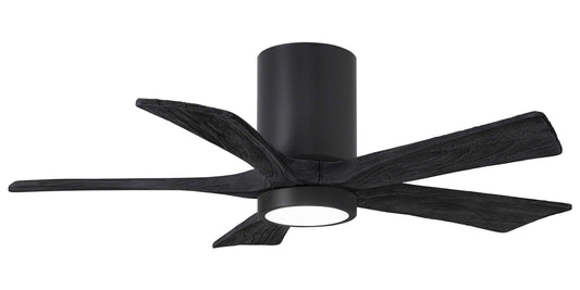 IR5HLK-BK-BK-42 Atlas Irene 42" Ceiling Fan in Matte Black with Matte Black Blades