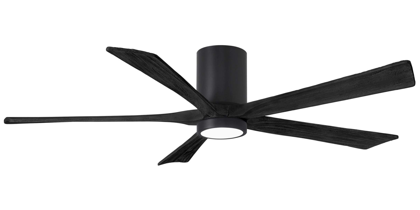 IR5HLK-BK-BK-60 Atlas Irene 60" Ceiling Fan in Matte Black with Matte Black Blades