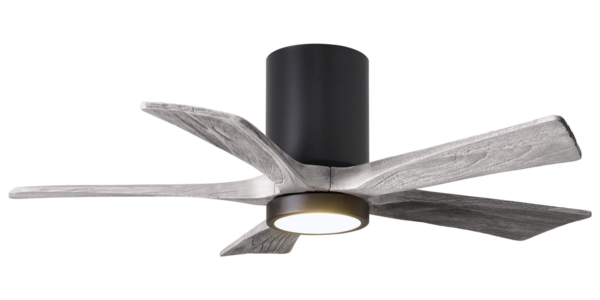 IR5HLK-BK-BW-42 Atlas Irene 42" Ceiling Fan in Matte Black with Barnwood Tone Blades