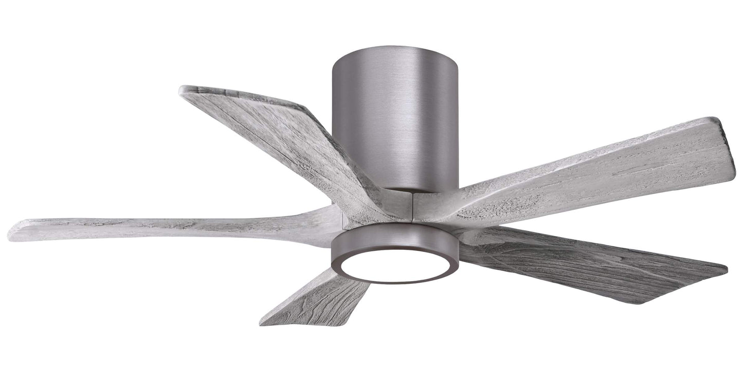 IR5HLK-BP-BW-42 Atlas Irene 42" Ceiling Fan in Brushed Pewter with Barn Wood Blades