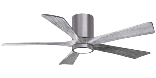 IR5HLK-BP-BW-52 Atlas Irene 52" Ceiling Fan in Brushed Pewter with Barn Wood Blades