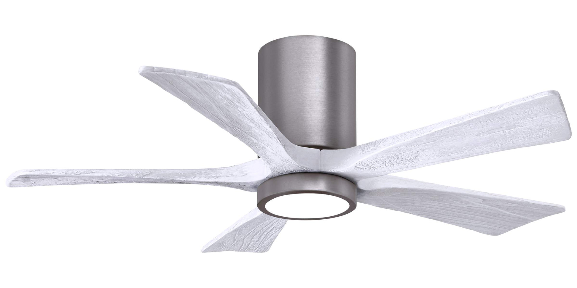 IR5HLK-BP-MWH-42 Atlas Irene 42" Ceiling Fan in Brushed Pewter with Matte White Blades