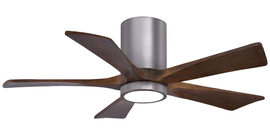 IR5HLK-BP-WA-42 Atlas Irene 42" Ceiling Fan in Brushed Pewter with Walnut  Blades