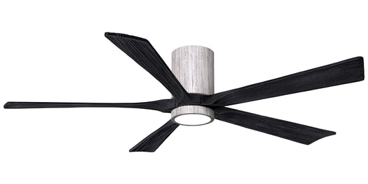 IR5HLK-BW-BK-60 Atlas Irene 60" Ceiling Fan in Barnwood Tone with Matte Black Blades