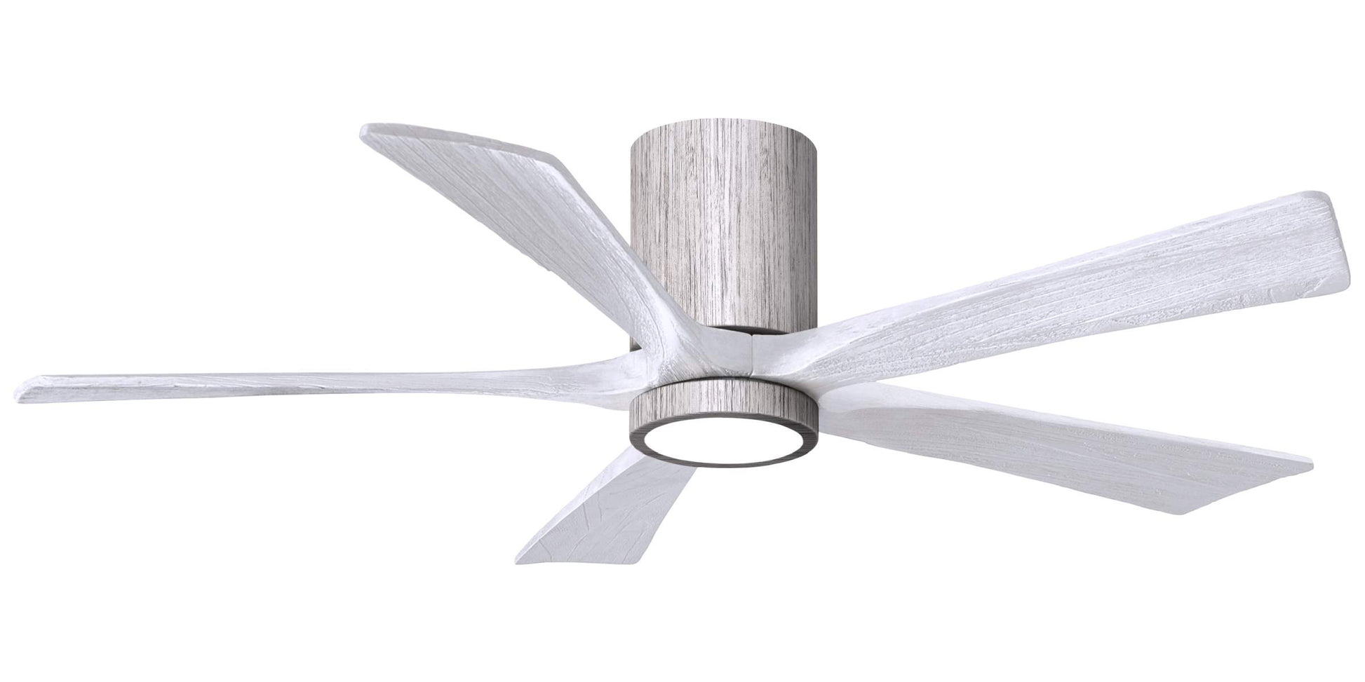 IR5HLK-BW-MWH-52 Atlas Irene 52" Ceiling Fan in Barnwood Tone with Matte White Blades