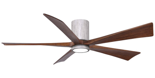 IR5HLK-BW-WA-60 Atlas Irene 60" Ceiling Fan in Barnwood Tone with Walnut Tone Blades