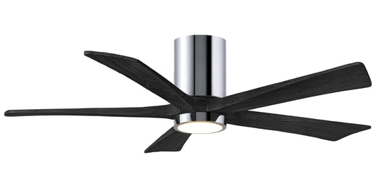 IR5HLK-CR-BK-52 Atlas Irene 52" Ceiling Fan in Polished Chrome with Matte Black Blades