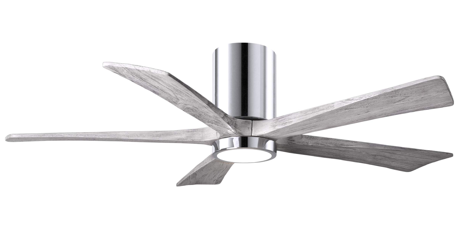 IR5HLK-CR-BW-52 Atlas Irene 52" Ceiling Fan in Polished Chrome with Barnwood Tone Blades