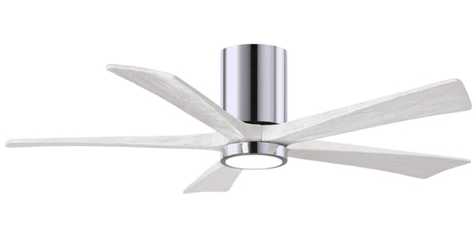 IR5HLK-CR-MWH-52 Atlas Irene 52" Ceiling Fan in Polished Chrome with Matte White Blades