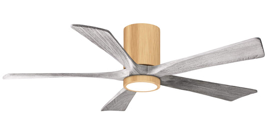 IR5HLK-LM-BW-52 Atlas Irene 52" Ceiling Fan in Light Maple with Barn Wood Blades