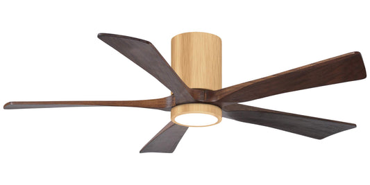 IR5HLK-LM-WA-52 Atlas Irene 52" Ceiling Fan in Light Maple with Walnut  Blades