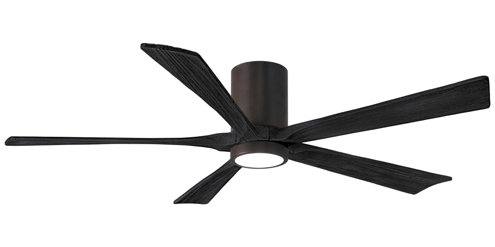 IR5HLK-TB-BK-60 Atlas Irene 60" Ceiling Fan in Textured Bronze with Matte Black Blades