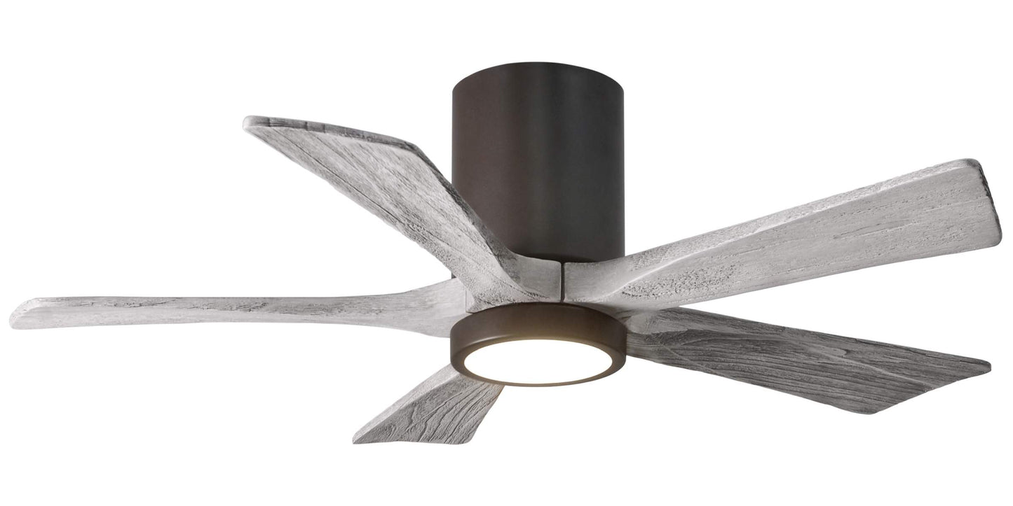 IR5HLK-TB-BW-42 Atlas Irene 42" Ceiling Fan in Textured Bronze with Barnwood Tone Blades