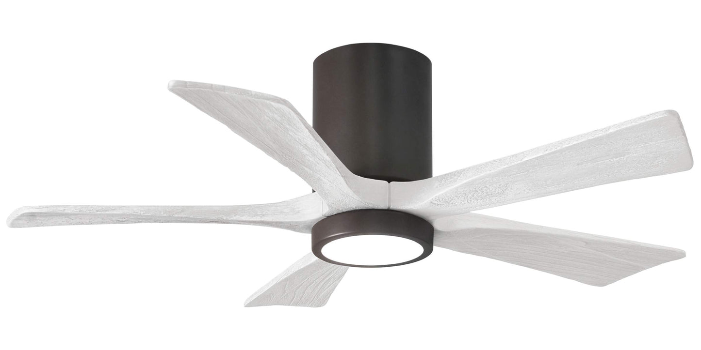 IR5HLK-TB-MWH-42 Atlas Irene 42" Ceiling Fan in Textured Bronze with Matte White Blades