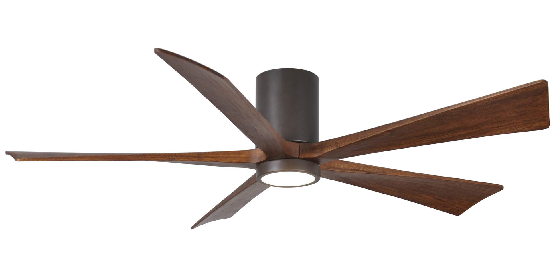 IR5HLK-TB-WA-60 Atlas Irene 60" Ceiling Fan in Textured Bronze with Walnut Tone Blades