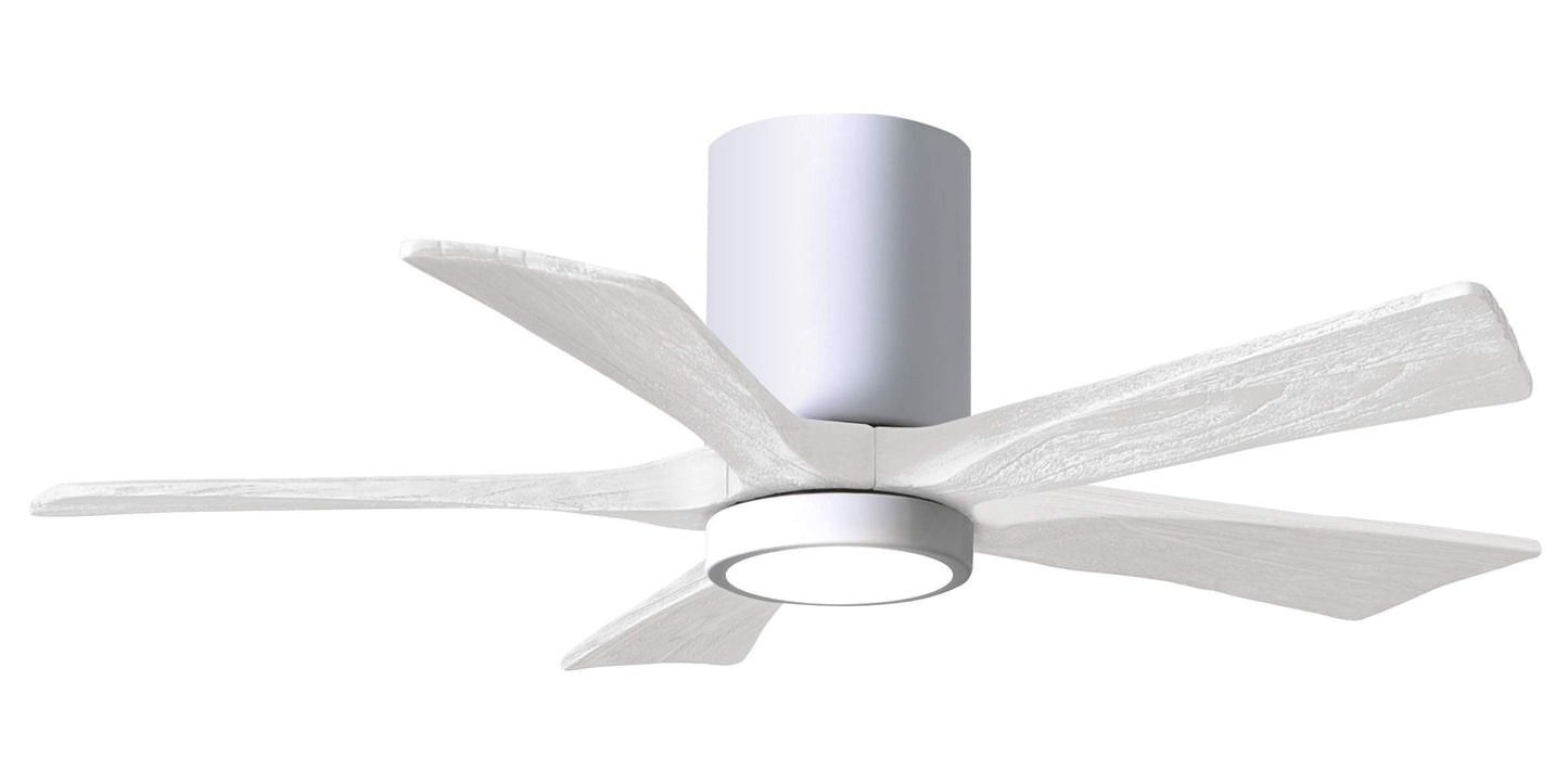 IR5HLK-WH-MWH-42 Atlas Irene 42" Ceiling Fan in White with Matte White Blades