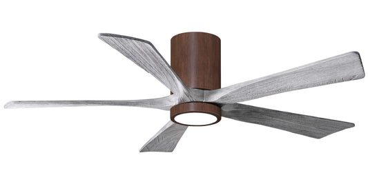 IR5HLK-WN-BW-52 Atlas Irene 52" Ceiling Fan in Walnut Tone with Barnwood Tone Blades
