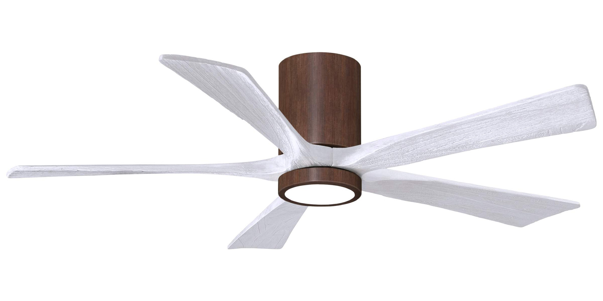 IR5HLK-WN-MWH-52 Atlas Irene 52" Ceiling Fan in Walnut Tone with Matte White Blades