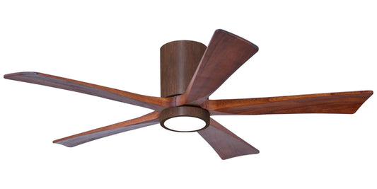 IR5HLK-WN-WA-52 Atlas Irene 52" Ceiling Fan in Walnut Tone with Walnut Tone Blades