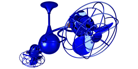 IV-BLUE-MTL Matthews Italo Ventania 60" Ceiling Fan in Safira with Safira Blades