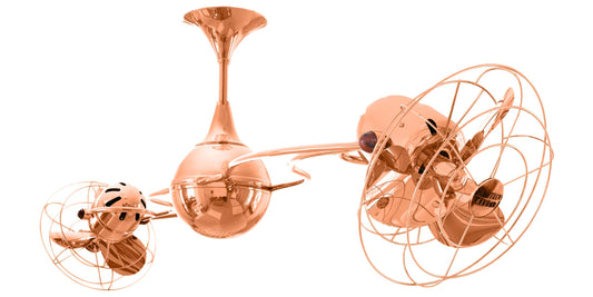 IV-CP-MTL Matthews Italo Ventania 60" Ceiling Fan in Polished Copper with Polished Copper Blades