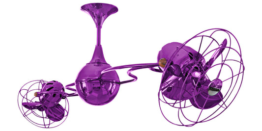 IV-PURPLE-MTL Matthews Italo Ventania 60" Ceiling Fan in Ametista with Ametista Blades