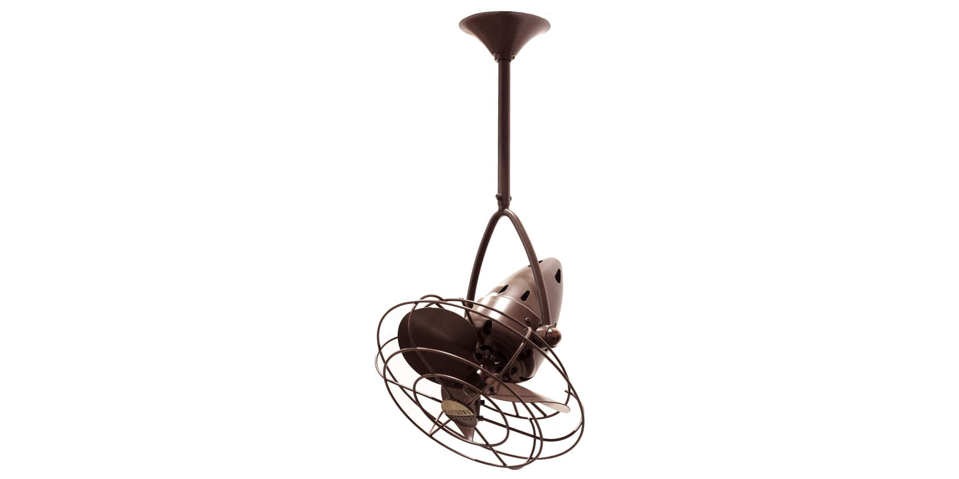 JD-BZZT-MTL Matthews Jarold Direcional 13" Ceiling Fan in Bronzette with Bronzette Blades