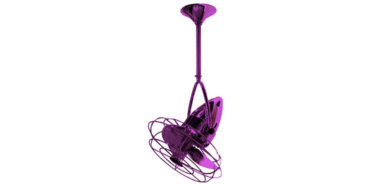 JD-LTPURPLE-MTL Matthews Jarold Direcional 13" Ceiling Fan in Ametista with Ametista Blades