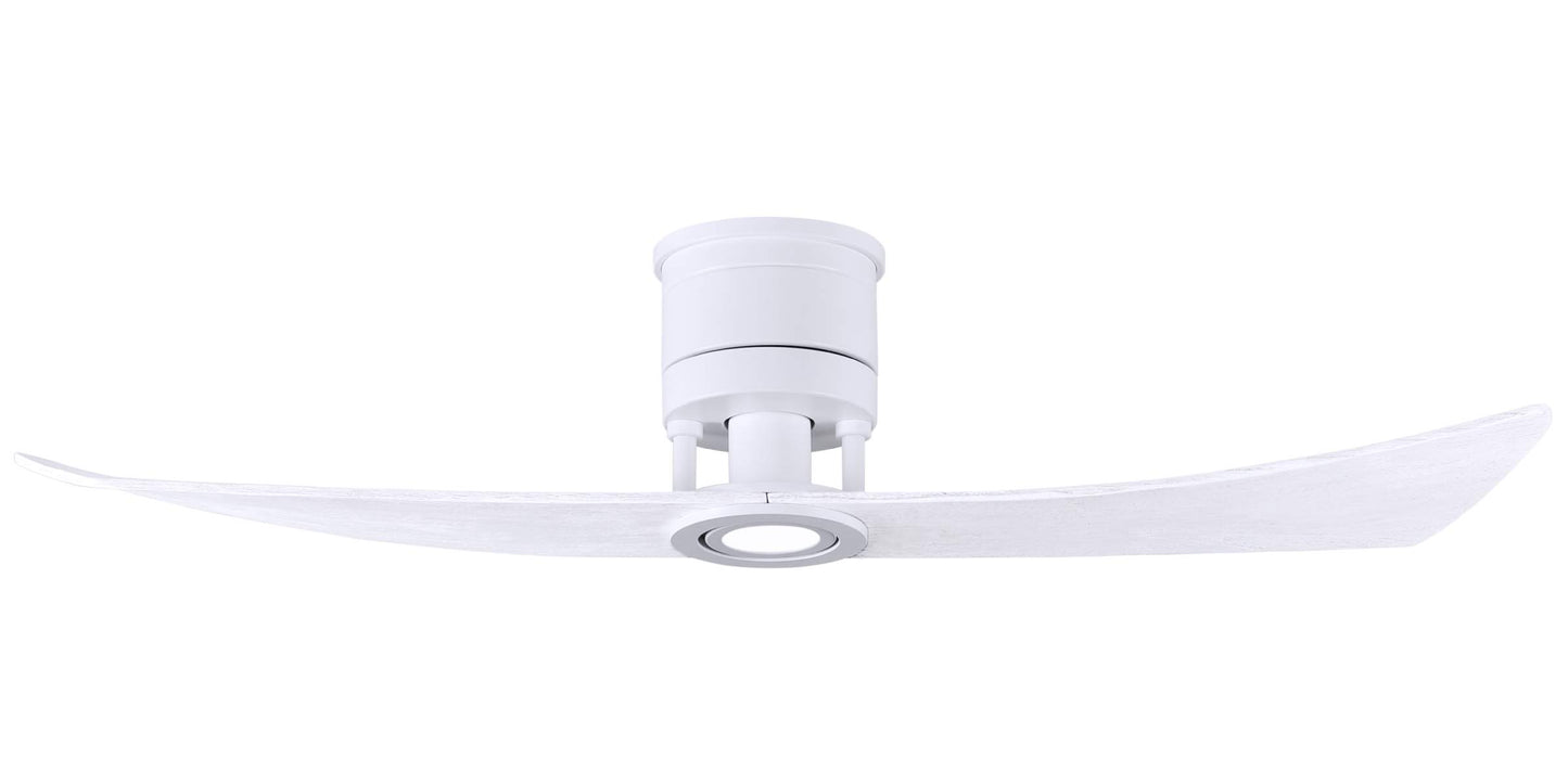 LW-MWH-MWH Atlas Lindsay 52" Ceiling Fan in Matte White with Matte White Blades