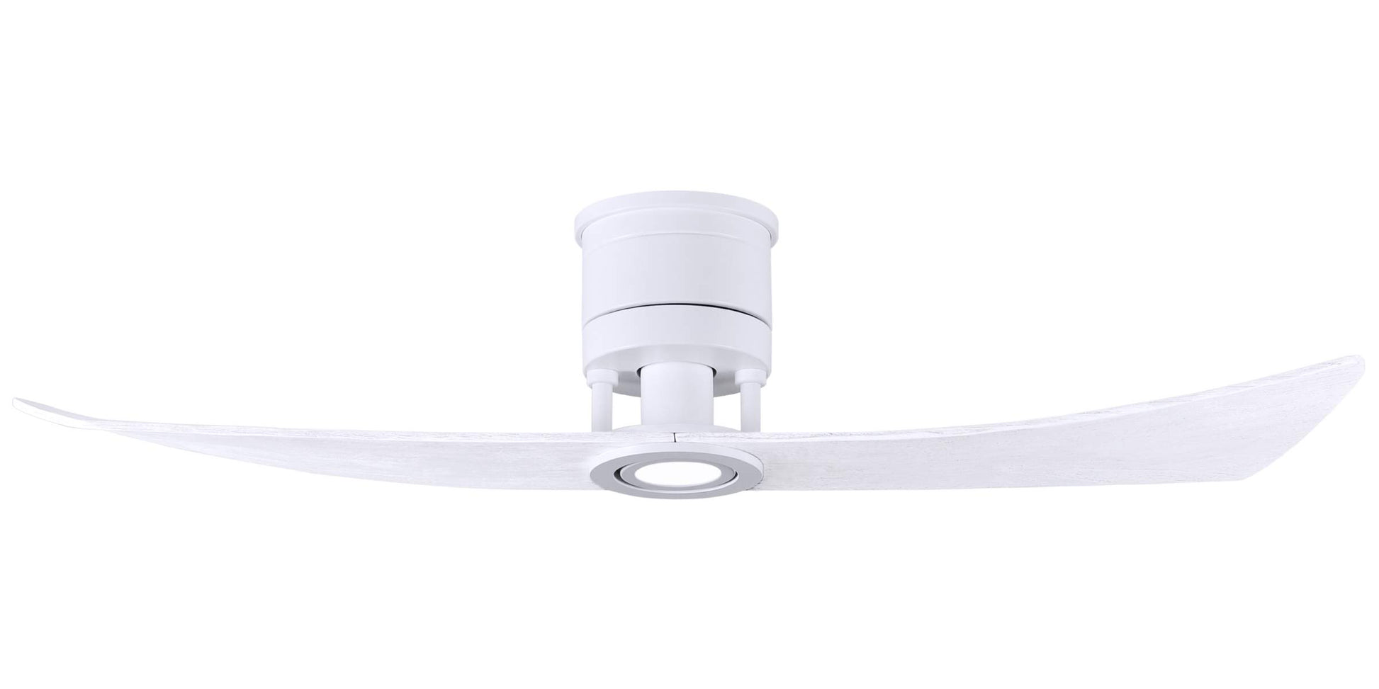 LW-MWH-MWH Atlas Lindsay 52" Ceiling Fan in Matte White with Matte White Blades