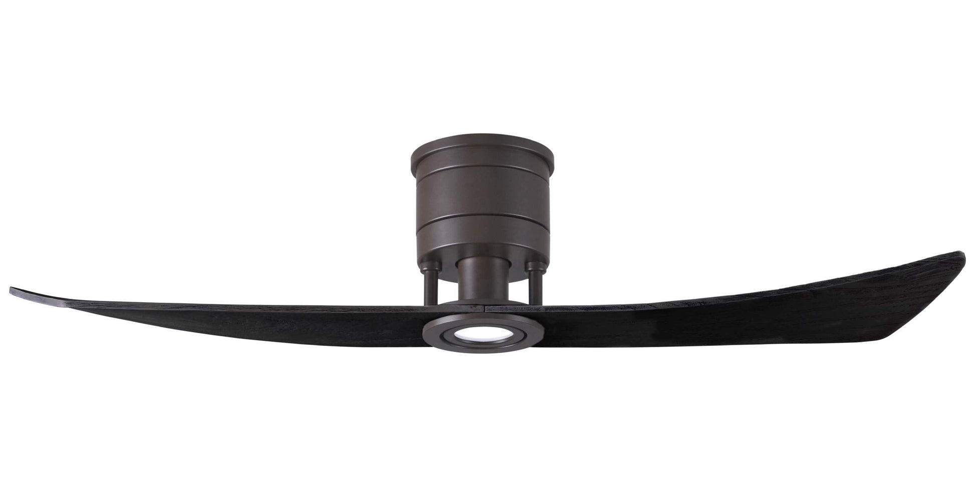 LW-TB-BK Atlas Lindsay 52" Ceiling Fan in Textured Bronze with Matte Black Blades