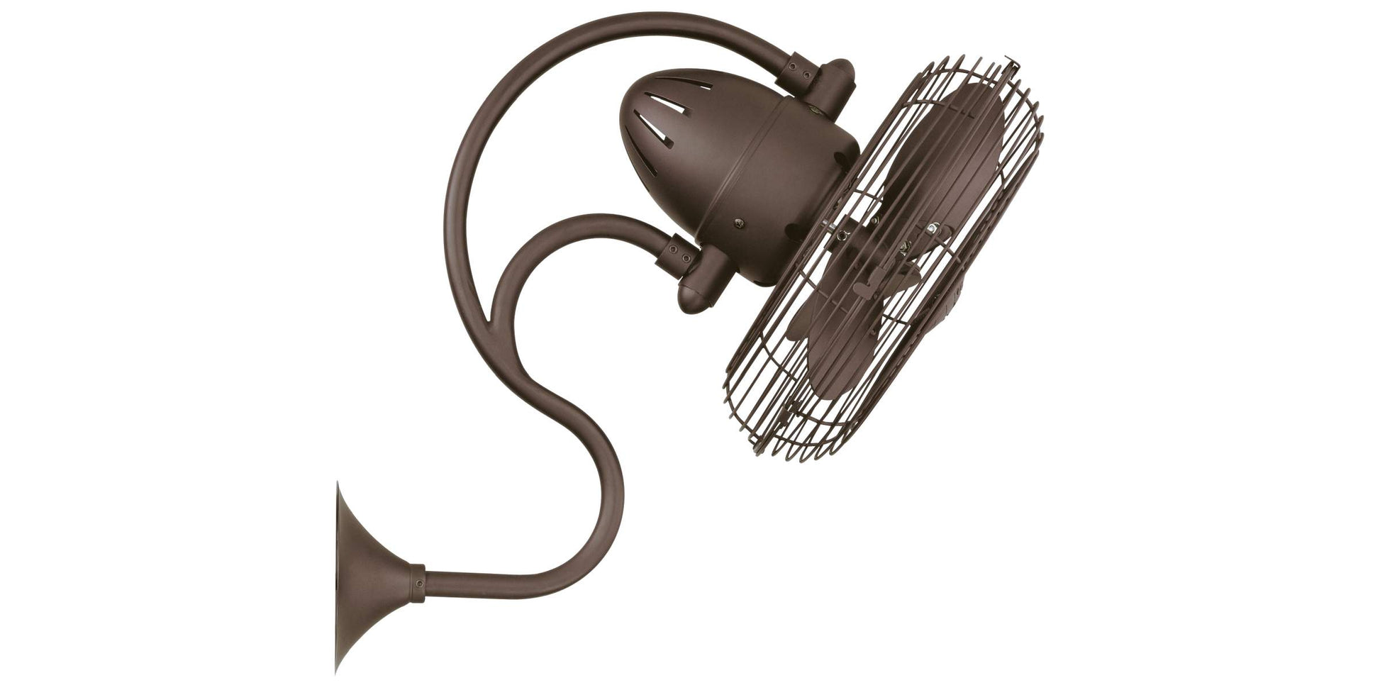 ME-TB Atlas Melody 13" Ceiling Fan in Textured Bronze with Textured Bronze Blades