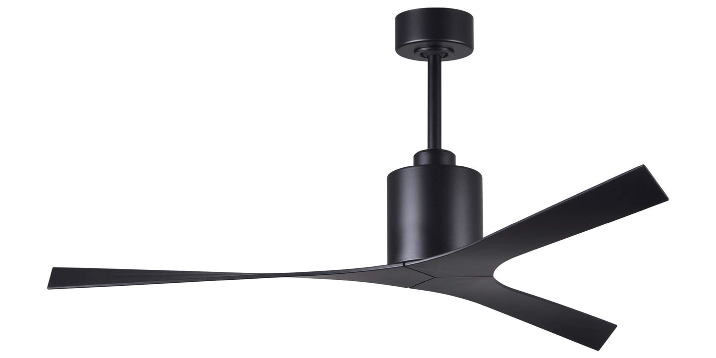 MK-BK-BK Atlas Molly 56" Ceiling Fan in Matte Black with Matte Black Blades