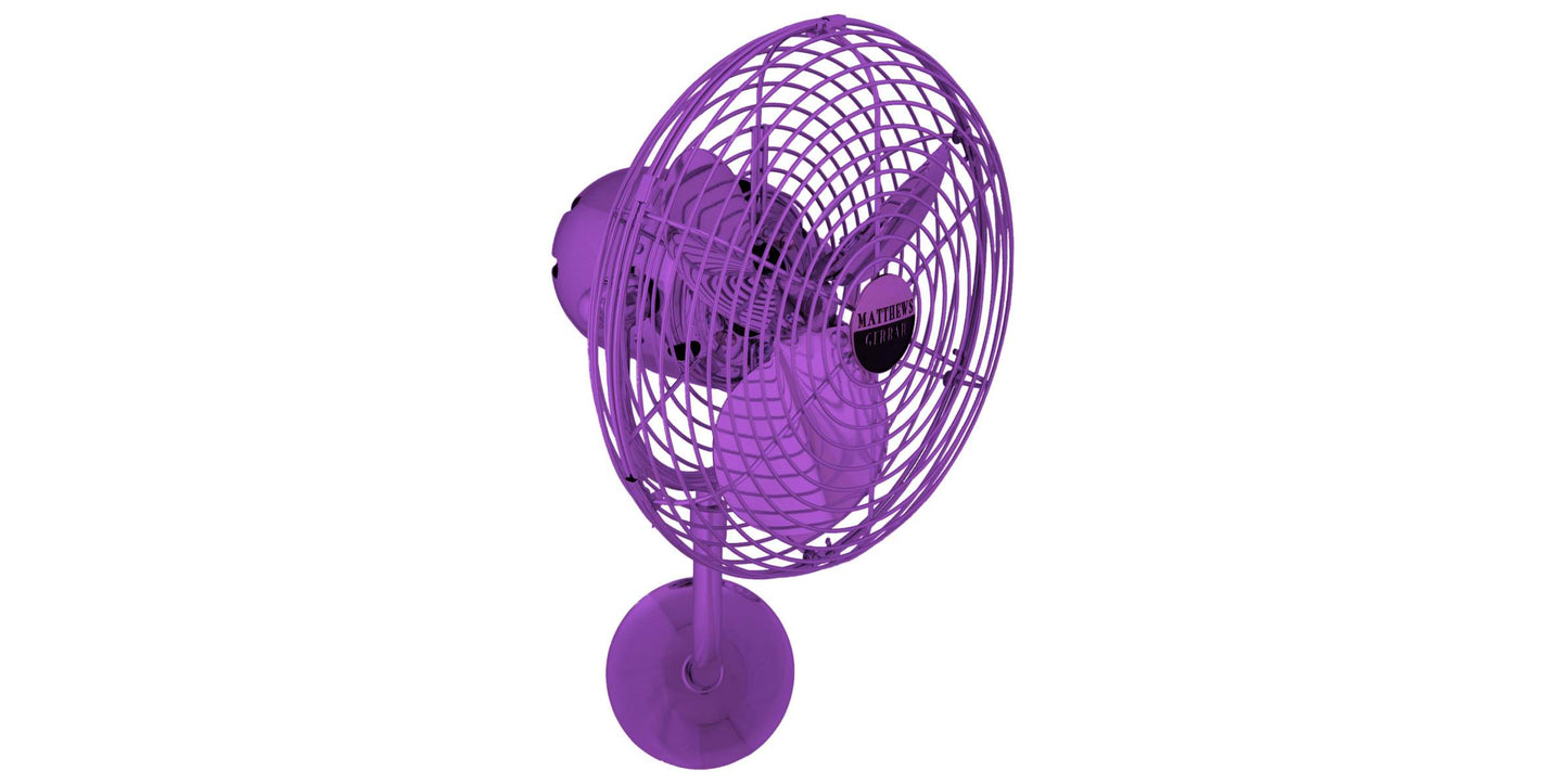 MP-LTPURPLE-MTL Matthews Michelle Parede 13" Ceiling Fan in Ametista with Ametista Blades