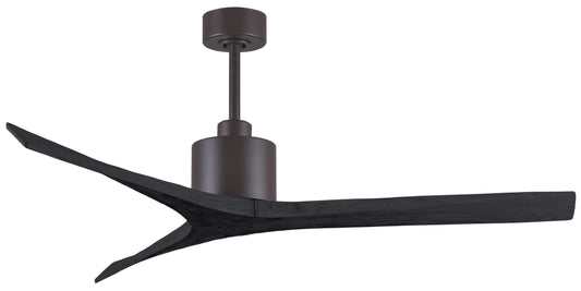 MW-TB-BK-60 Atlas Mollywood 60" Ceiling Fan in Textured Bronze with Matte Black Blades