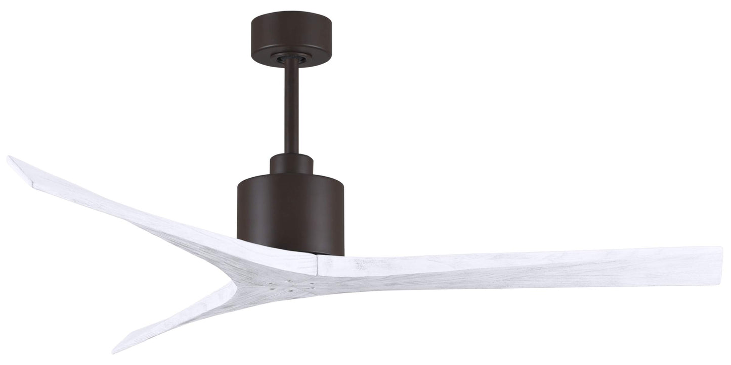 MW-TB-MWH-60 Atlas Mollywood 60" Ceiling Fan in Textured Bronze with Matte White Blades