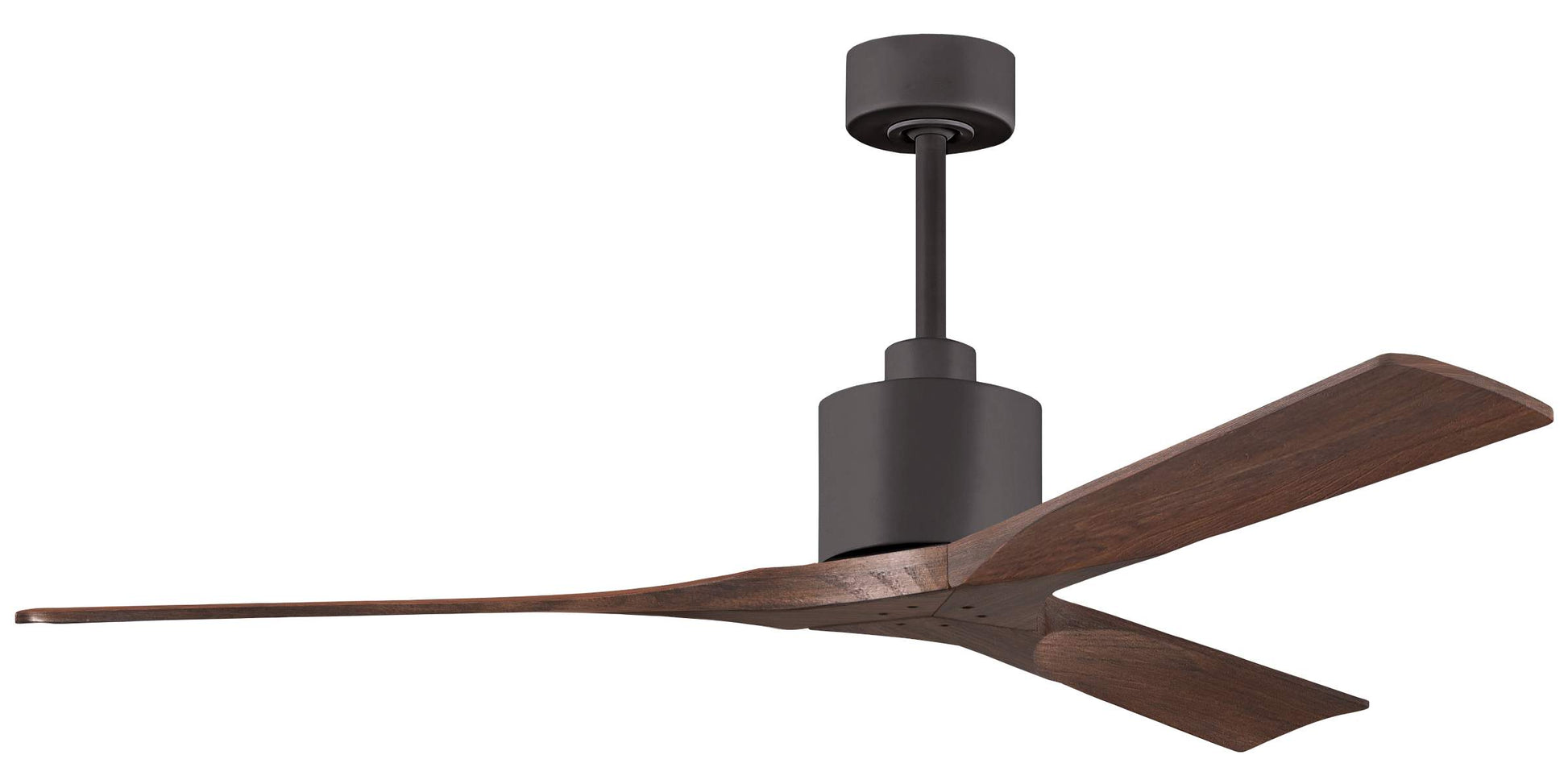 Matthews NK-TB-WA-60 - 60 Inch Nan in Textured Bronze with Walnut Blades