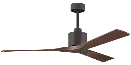 Matthews NK-TB-WA-60 - 60 Inch Nan in Textured Bronze with Walnut Blades