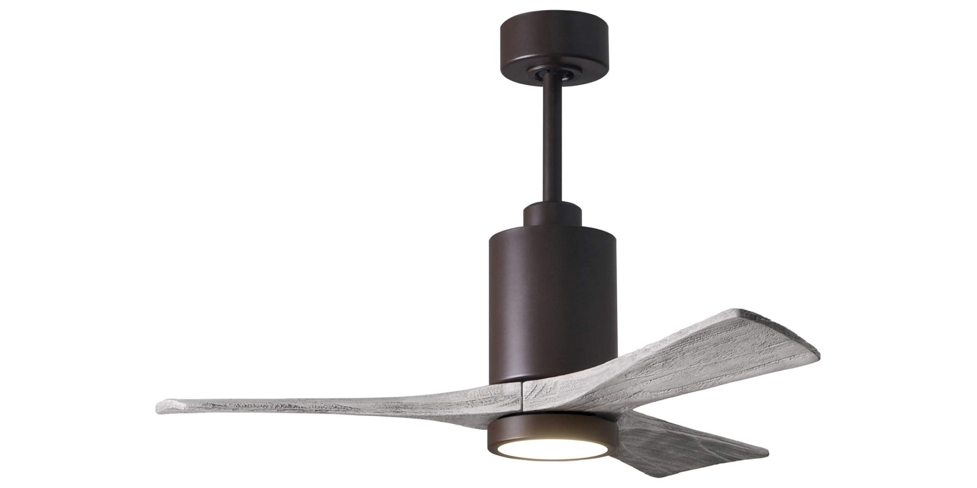 PA3-TB-BW-42 Atlas Patricia 42" Ceiling Fan in Textured Bronze with Barnwood Tone Blades