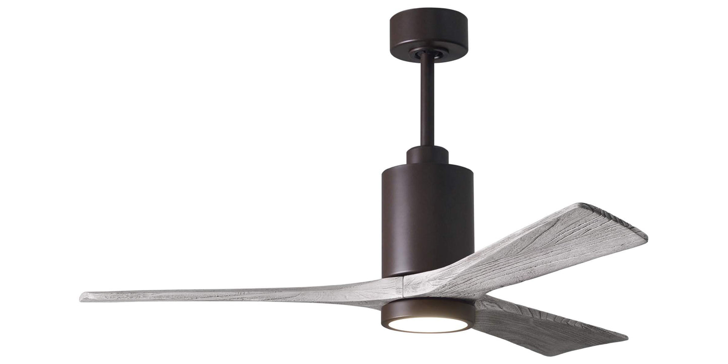 PA3-TB-BW-52 Atlas Patricia 52" Ceiling Fan in Textured Bronze with Barnwood Tone Blades