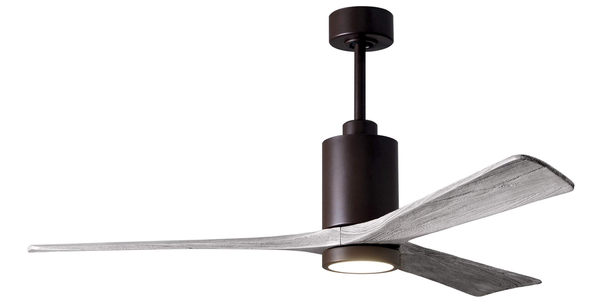 PA3-TB-BW-60 Atlas Patricia 60" Ceiling Fan in Textured Bronze with Barnwood Tone Blades