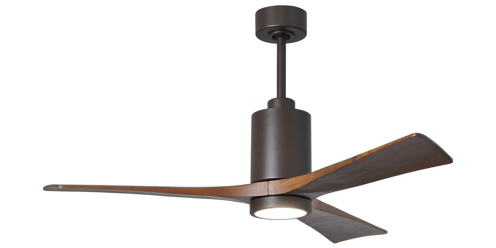 PA3-TB-WA-52 Atlas Patricia 52" Ceiling Fan in Textured Bronze with Walnut Tone Blades