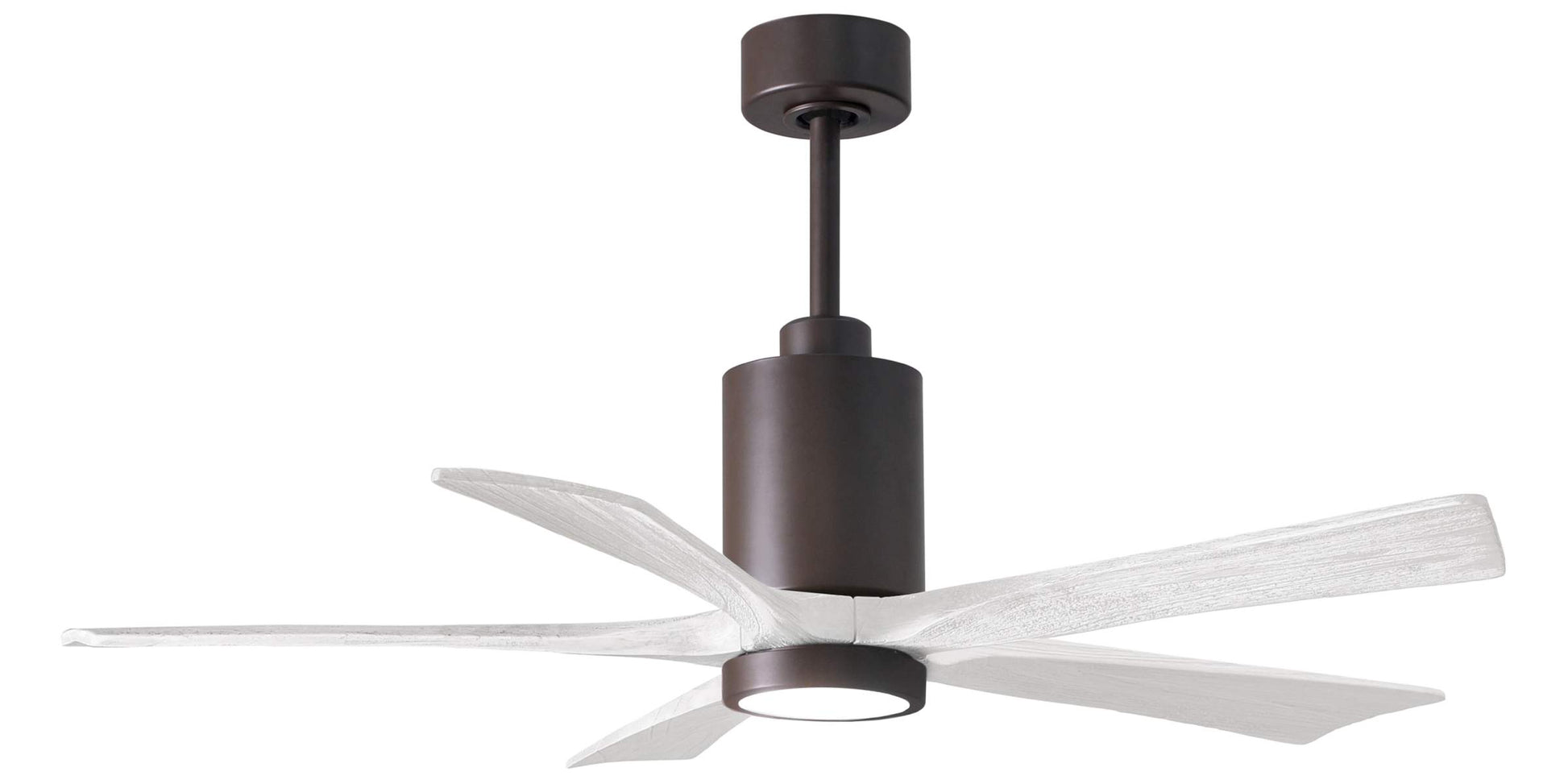 PA5-TB-MWH-52 Atlas Patricia 52" Ceiling Fan in Textured Bronze with Matte White Blades