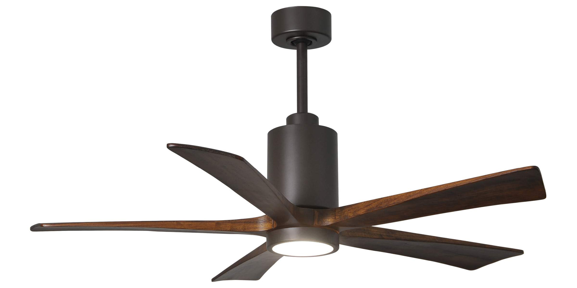 PA5-TB-WA-52 Atlas Patricia 52" Ceiling Fan in Textured Bronze with Walnut Tone Blades