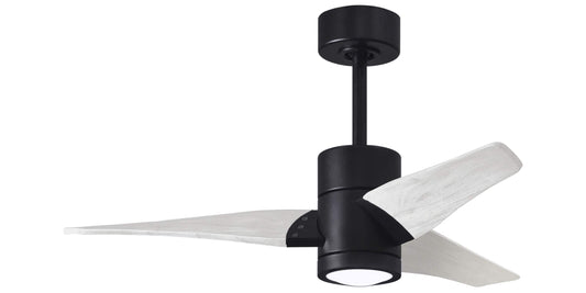 SJ-BK-MWH-42 Atlas Super Janet 42" Ceiling Fan in Matte Black with Matte White Blades