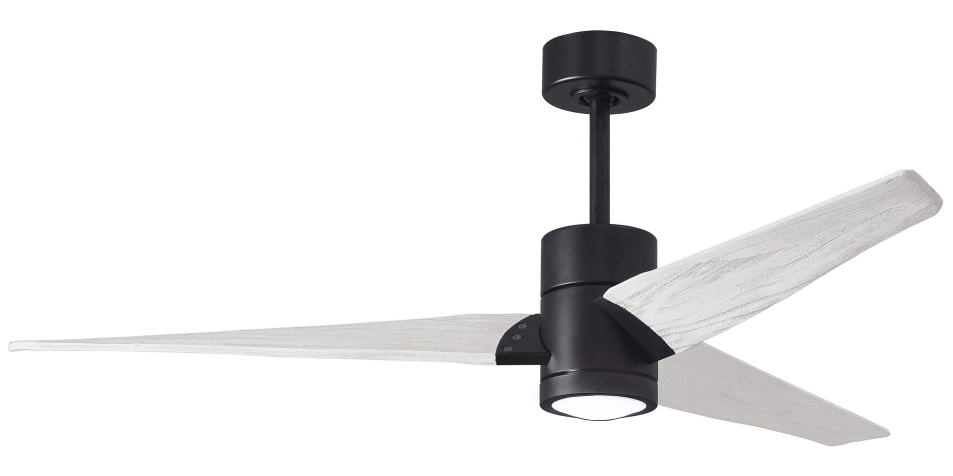 SJ-BK-MWH-60 Atlas Super Janet 60" Ceiling Fan in Matte Black with Matte White Blades