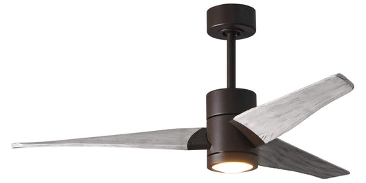 SJ-TB-BW-52 Atlas Super Janet 52" Ceiling Fan in Textured Bronze with Barn Wood Blades