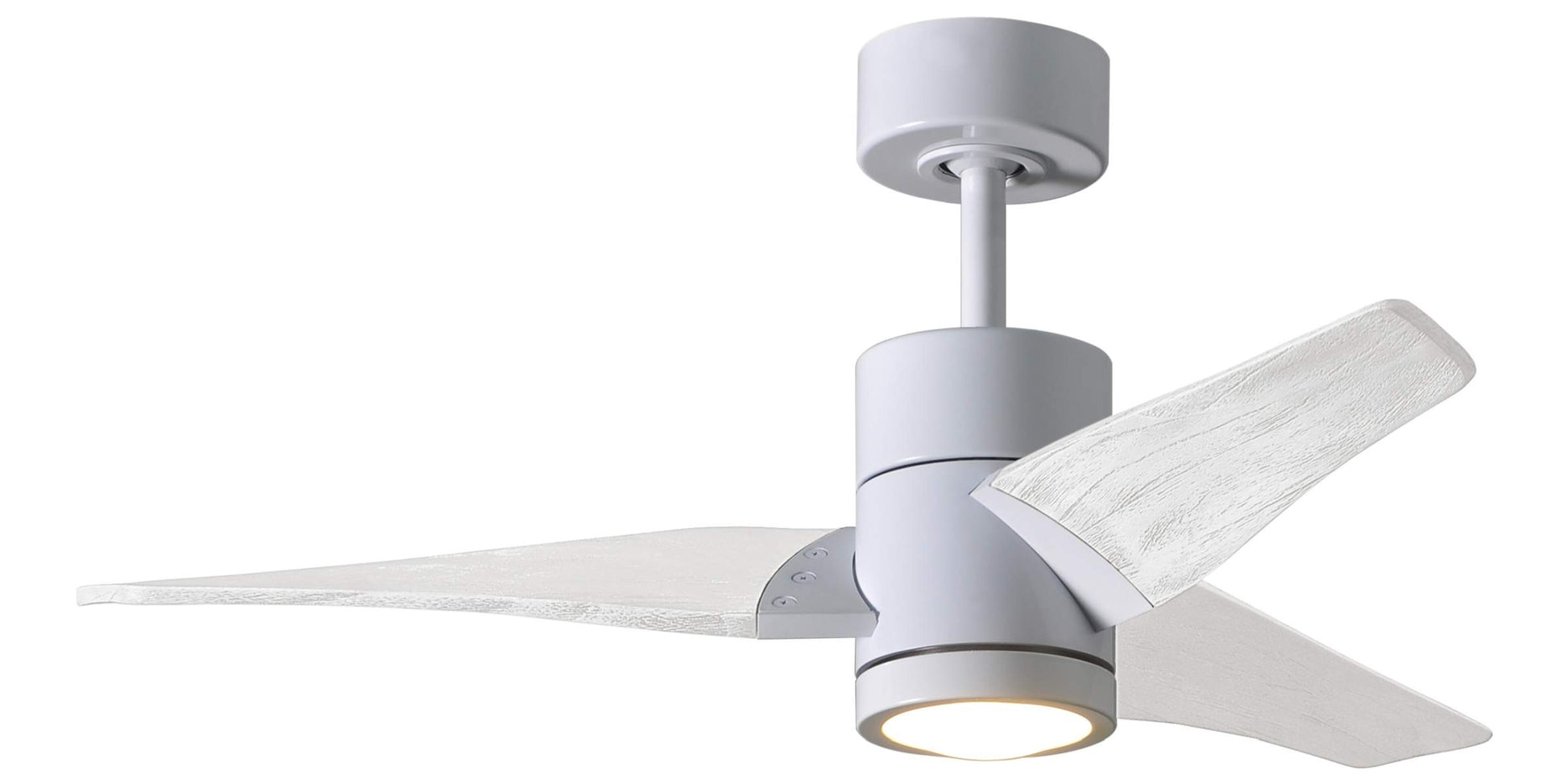 SJ-WH-MWH-42 Atlas Super Janet 42" Ceiling Fan in White with Matte White Blades